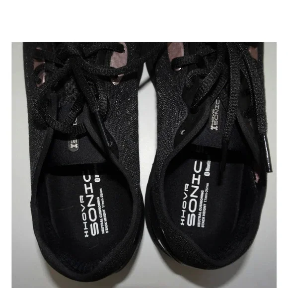 Under Armour Women's HOVR Sonic 5, Size 9, Black/Rosegold - Picture 8 of 13